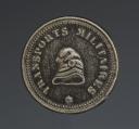 BUTTON OF THE MILITARY EQUIPAGES TRAIN "MILITARY TRANSPORTS", Revolution. 31218