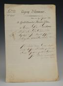 APPOINTMENT OF LIEUTENANT ANTOINE ROBERT FRANÇOIS DE BEAUTERNE AS A KNIGHT OF THE LEGION OF HONOR, First Empire. 22148