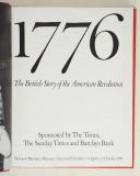 1776. The BRITISH story of the american revolution.