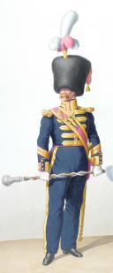 Photo 2 : 1828. Infanterie de Ligne. Tambour-Major, Caporal-Sapeur (45è Régiment)
