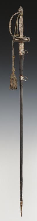 Photo 2 : OFFICER'S SWORD WITH SILVER MOUNTS, Former Monarchy, Reign of Louis XVI, circa 1775-1780. 30628