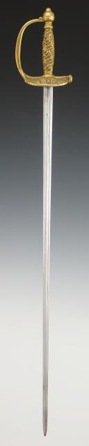 Photo 2 : ÉPÉE DE SOUS OFFICIER DE GENDARMERIE, modèle 1872, lame 1887, Troisième République. 29600