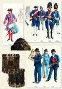 Photo 3 : MARINE ROYALE XVII - XVIII siècles Uniformes Équipement Armement.