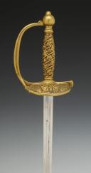 Photo 3 : ÉPÉE DE SOUS OFFICIER DE GENDARMERIE, modèle 1872, lame 1887, Troisième République. 29600