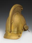 Photo 4 : CASQUE TROUPE DE SAPEURS-POMPIERS DE LA VILLE DE MURS, type 1855 modifié 1872, Troisième République. 24474