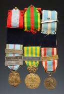 Photo 4 : LOT OF TWELVE MILITARY MEDALS AND DECORATIONS, Third and Fourth Republic. 26416-4