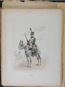 Photo 5 : Lt P. de LAMOTTE - " Historique du 8ème Régiment de Hussards " - Sous pochette - Valence - 1891