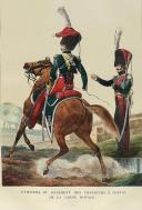 Photo 6 : AUBRY (Charles). Seconde suite. Collection des uniformes de l'armée française présentée au roi par S.E.M. le maréchal Duc de Bellune, ministre de la guerre. Paris, Picquet Ch., Géographe ordinaire du roi et de S.A.S. Mgr le Duc d’Orléans, 1823.
