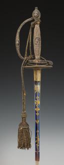 Photo 6 : OFFICER'S SWORD WITH SILVER MOUNTS, Former Monarchy, Reign of Louis XVI, circa 1775-1780. 30628