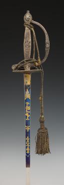Photo 8 : OFFICER'S SWORD WITH SILVER MOUNTS, Former Monarchy, Reign of Louis XVI, circa 1775-1780. 30628
