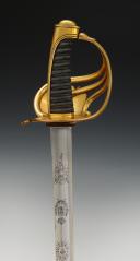 Photo 9 : SABER OF THE KING'S BODY GUARDS, model 1814, Restoration. 26546