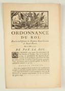 Photo 1 : ORDONNANCE DU ROI, pour le rétablissement des Régiments Royal-Lorraine & Royal-Barrois. Du 20 mars 1757. 4 pages
