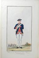Photo 1 : Nicolas Hoffmann, Musicien du Régiment des Gardes Françaises en petit uniforme.