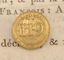 BUTTON OF THE 119th INFANTRY REGIMENT, First Empire. 20737-16