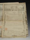 THREE LEAVES OF FRENCH MERCHANT "SHIPS" BUILDINGS, Revolution - First Empire - Restoration. 20537