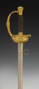 ÉPÉE À CISELURE D'OFFICIER SUPÉRIEUR DU GÉNIE, modèle 1872, Troisième République. 29595