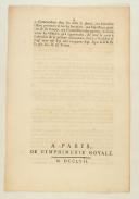 Photo 2 : ORDONNANCE DU ROI, pour le rétablissement des Régiments Royal-Lorraine & Royal-Barrois. Du 20 mars 1757. 4 pages