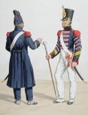 Photo 2 : 1817-1820. Génie. Sergent, Caporal-Tambour.