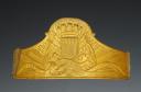 Photo 2 : PLAQUE DE CASQUE DE SAPEURS-POMPIERS « potius mori quam foedari », Troisième République. 25375-36