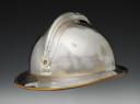 Photo 3 : CASQUE DE SAPEURS-POMPIERS DE LA COMMUNE DE SCHILTIGHEIM, modèle du 5 octobre 1933, Cinquième République. 24481