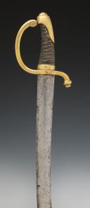 Photo 4 : INFANTRY SABRE TYPE OF THE IMPERIAL GUARD known as the "briquet", model 1804, First Empire. 29297