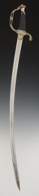 Photo 4 : REPRODUCTION D'UN SABRE D'OFFICIER DE CAVALERIE LÉGÈRE Premier Empire, XXème siècle. 30064