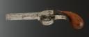 Photo 4 : PISTOLET À PERCUSSION DE POCHE À BALLE FORCÉE, Seconde moitié du XIXème siècle. 33562