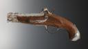 Photo 5 : GENDARMERIE PISTOL, MANUFACTURED BY ROYAL ARSENAL OF MAUBEUGE, model Year 9, Restoration period. 29884R