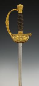 Photo 5 : ÉPÉE À CISELURE D'OFFICIER SUPÉRIEUR DU GÉNIE, modèle 1872, Troisième République. 29595