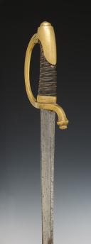 Photo 6 : INFANTRY SABRE TYPE OF THE IMPERIAL GUARD known as the "briquet", model 1804, First Empire. 29297
