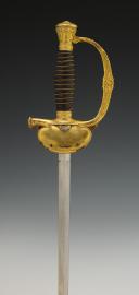 Photo 6 : ÉPÉE À CISELURE D'OFFICIER SUPÉRIEUR DU GÉNIE, modèle 1872, Troisième République. 29595