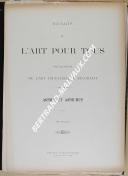 Photo 1 : FOULARD (Charles) - "Armes et Armures, L'art pour Tous " - Encyclopédie de l'Art industriel et Décoratif - Paris - Sous pochette