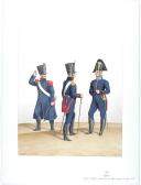 1820. Génie. Ouvrier du Génie, Adjudant Sous-Officier, Garde du Génie 1ère classe.