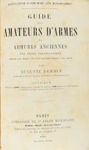 Photo 1 : DEMMIN AUGUSTE : GUIDE DES AMATEURS D'ARMES ET ARMURES ANCIENNES.
