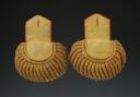 PAIR OF SHIP CAPTAIN'S SHOULDER EPAULETS, Consulate - First Empire. 18596/18594-4