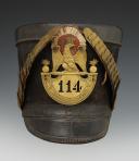 SHAKO DE GRENADIERS DU 114ème RÉGIMENT D'INFANTERIE DE LIGNE, modèle 1812, Premier Empire. 5652