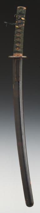 SABRE JAPONAIS WAKISASHI SIGNÉ DU FORGERON SESSHUJU SUKEHARU, Osaka, Début de l'ère EDO, 1603-1868. 33559