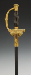 ÉPÉE D'OFFICIER DE MARINE, modèle 1837 modifié 1957, Cinquième République. 29592