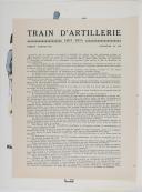 Photo 2 : L'ARMEE FRANCAISE Planche No 55 - TRAIN D'ARTILLERIE - L. Rousselot