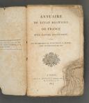 Photo 2 : ANNUAIRE MILITAIRE de France pour l'année 1824. 