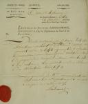 Photo 2 : ORDRE DONNÉ PAR LE GÉNÉRAL LANDREMONT, Révolution.