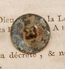Photo 2 : BUTTON OF THE 60th INFANTRY REGIMENT, First Empire. 20737-31