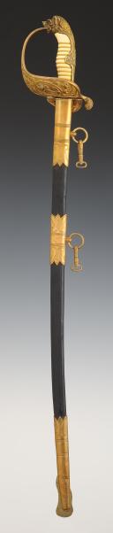 Photo 2 : SABRE D'OFFICIER DE LA MARINE DE GUERRE PRUSSIENNE, modèle 1874, Fin XIXème - Début XXème siècle. 32652