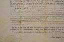 Photo 3 : Émigrés. Régiment Penthièvre Infanterie. CERTIFICAT SIGNÉ DU PRINCE DE CONDÉ, DÉCERNÉ AU CAPITAINE ANTOINE D'HARDOUYNIAU, 18913-20