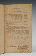 Photo 4 : FRENCH CUSTOMS LAWS AND REGULATIONS FOR THE YEARS 1823 - 1824 -1825, Restoration. 27497R