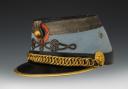 Photo 4 : SHAKO FOR AN OFFICER OF THE HUSSARS' PARTICULAR STAFF ATTACHED TO THE PRESIDENCY OF THE REPUBLIC OR TO THE MINISTER OF WAR, model 1874, Third Republic. 27189