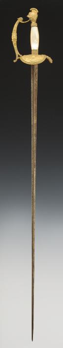 Photo 4 : ÉPÉE D'OFFICIER AIDE DE CAMP, Premier Empire. 32781