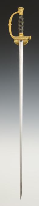 Photo 4 : ÉPÉE D'OFFICIER DE MARINE, modèle 1837 modifié 1957, Cinquième République. 29592