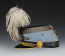 Photo 5 : SHAKO FOR AN OFFICER OF THE HUSSARS' PARTICULAR STAFF ATTACHED TO THE PRESIDENCY OF THE REPUBLIC OR TO THE MINISTER OF WAR, model 1874, Third Republic. 27189