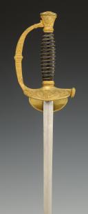 Photo 5 : ÉPÉE D'OFFICIER DE MARINE, modèle 1837 modifié 1957, Cinquième République. 29592